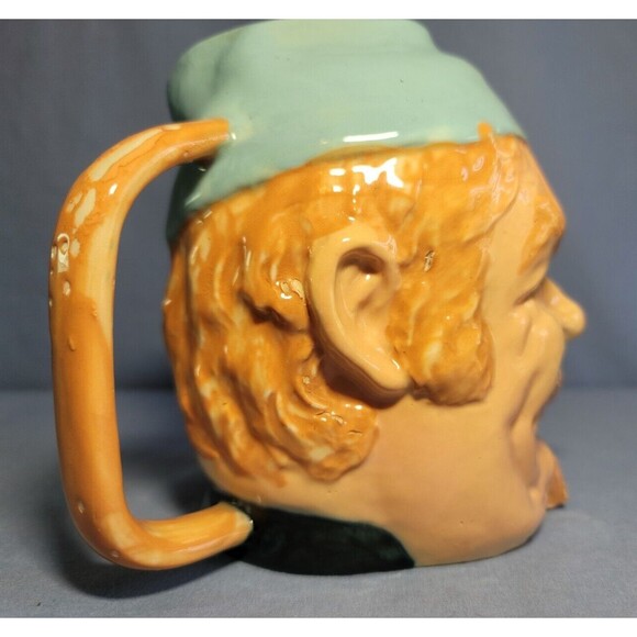 Toby Mug FALSTAFF Character Jug Vintage 5.5" with Raised Bushy Eyebrows - Picture 7 of 9